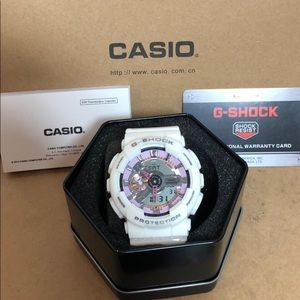 G SHOCK Women’s White & Pink